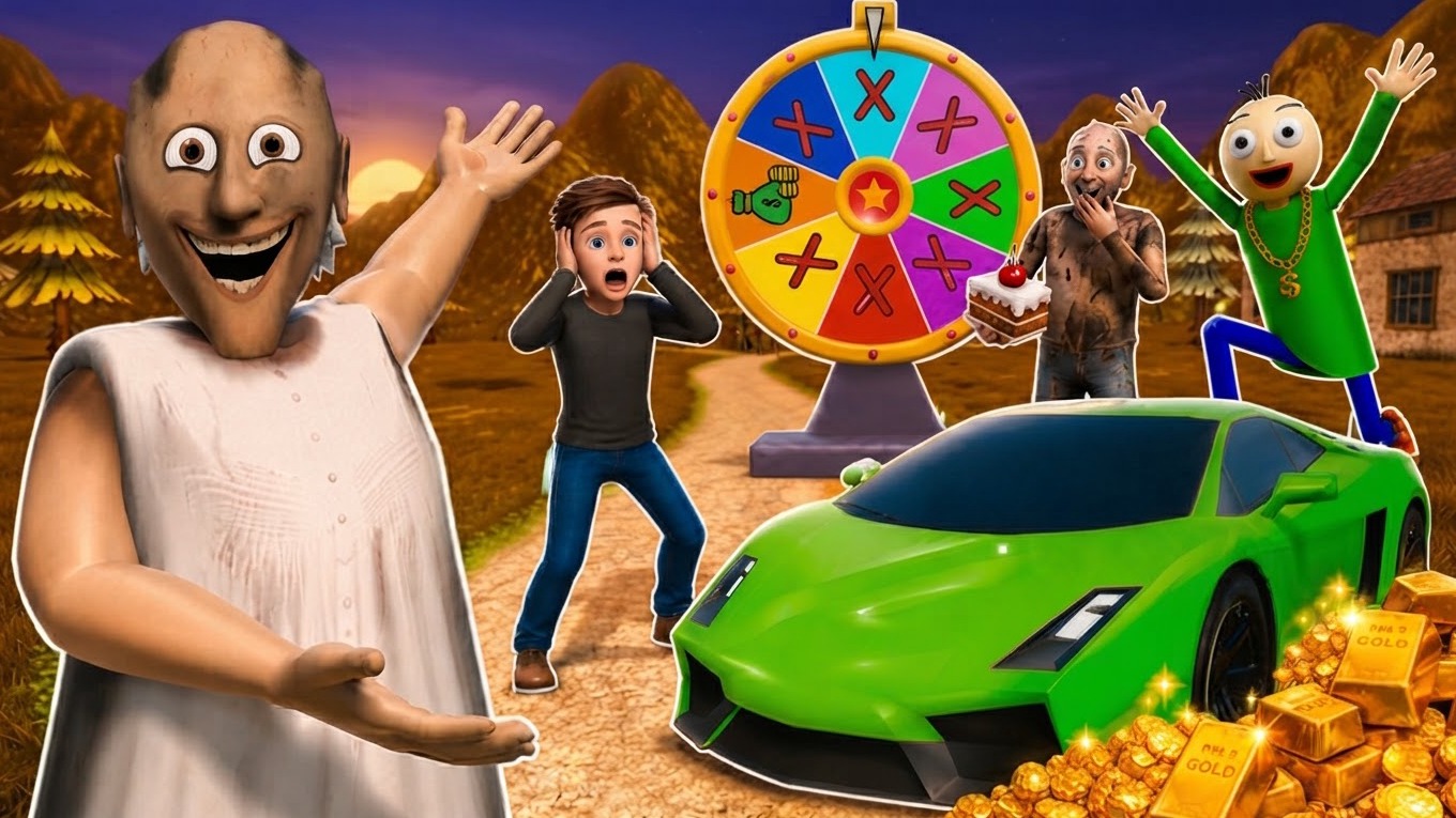 Granny and Lamborghini