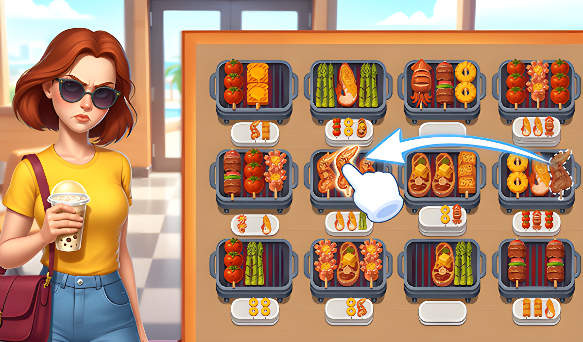 Grill Sort — play on Playgama (by Aiymny)