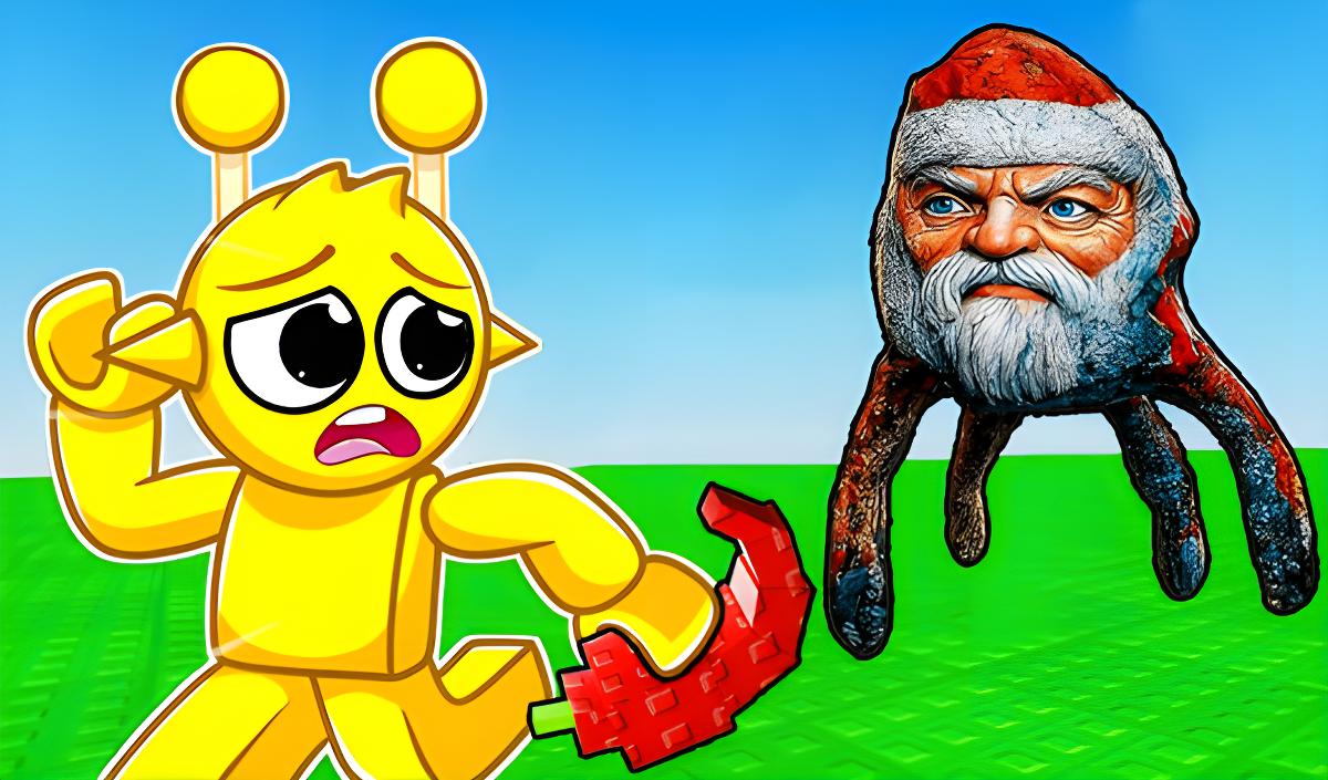 Grow Garden and Goo Goo Gaga Sprunki 3D
