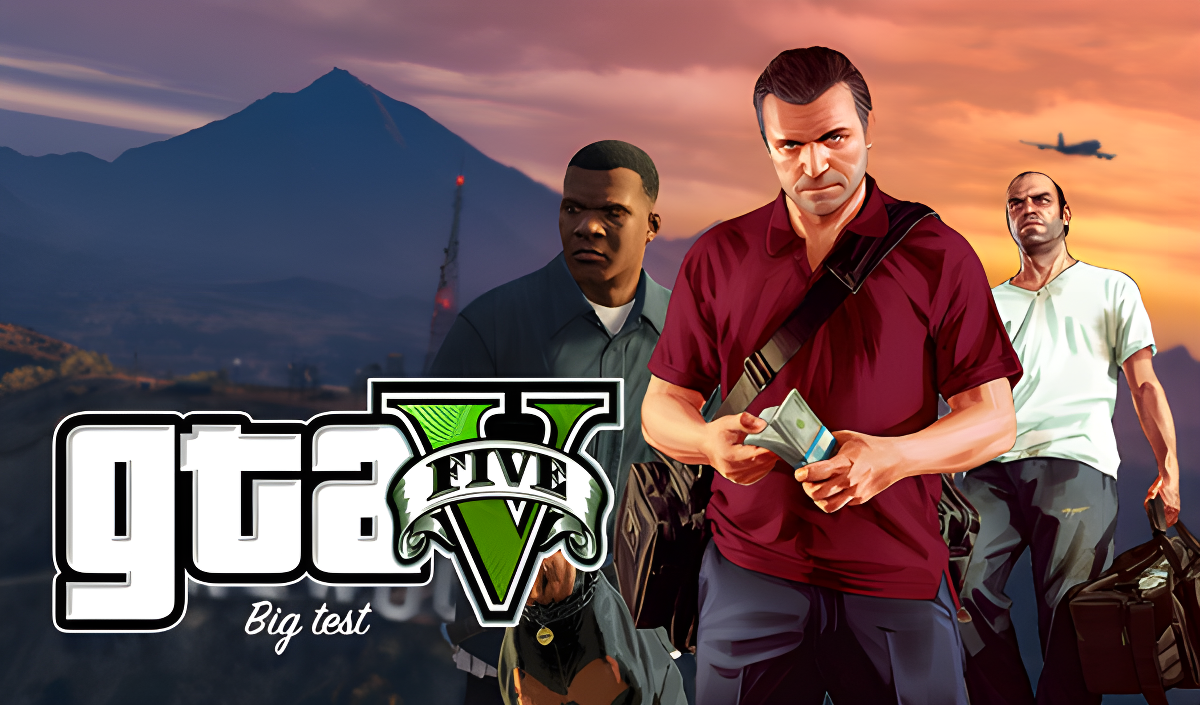 Copertina di GTA V Big test
