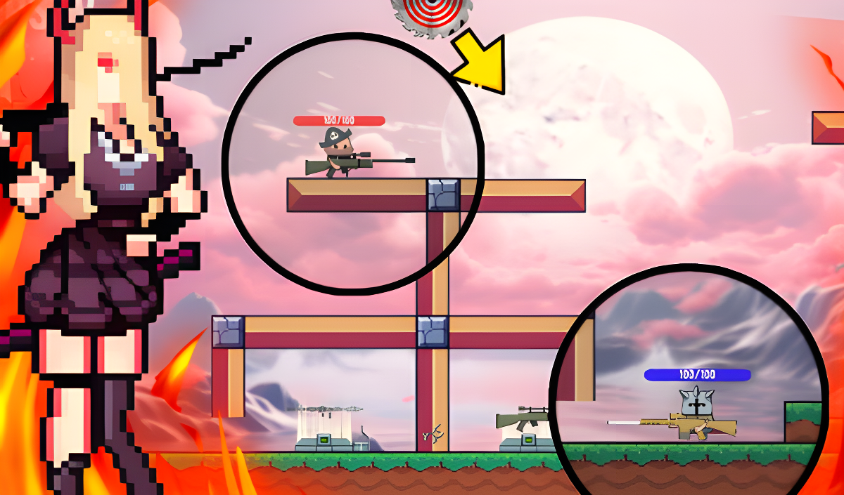 Guns and Double Barrels ! PVP BATTLE