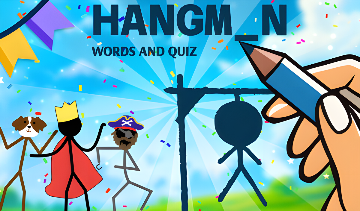 Hangman - words and quiz cover art