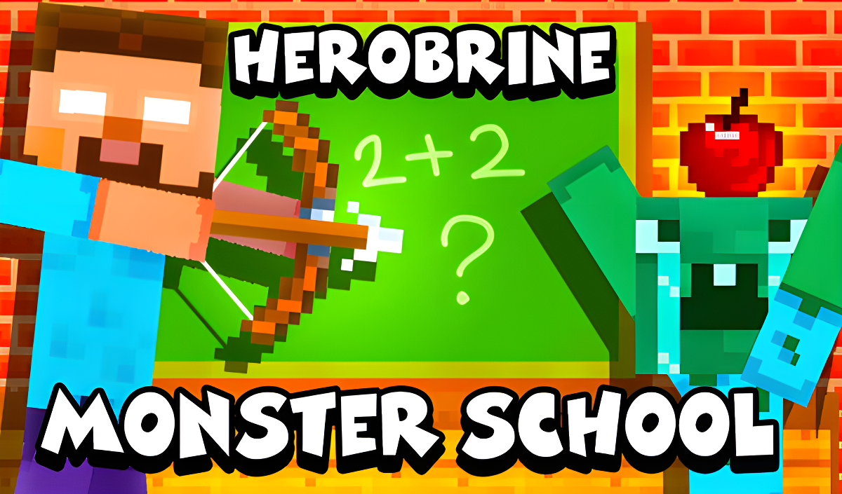 Herobrine Monster School Coverbild