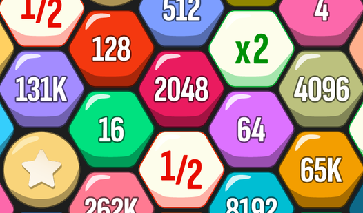 Hexa Dots 2048 Fusion