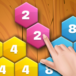 Hexagons: three in a row