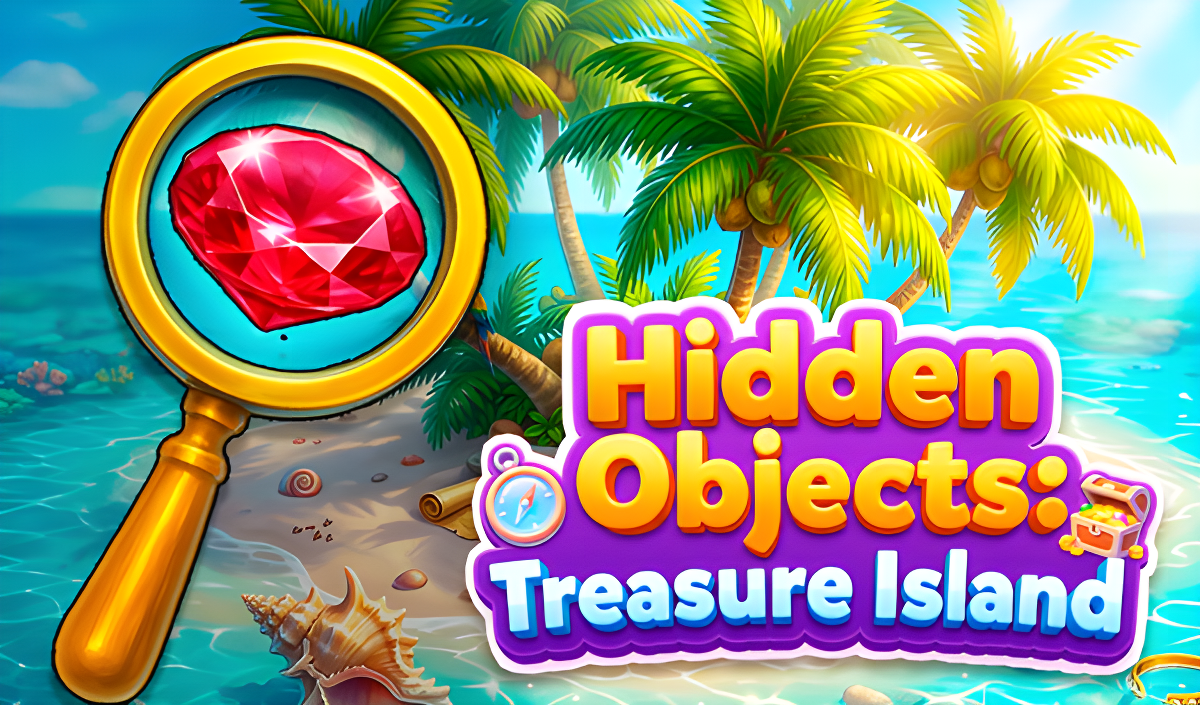 Arte da capa de Hidden Objects: Treasure Island