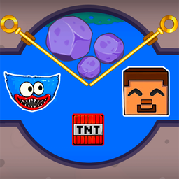 Huggy Wuggy + Noob but in the mine