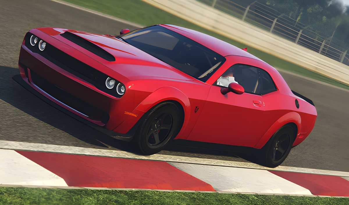Hustle in a Wildcat Dodge Challenger