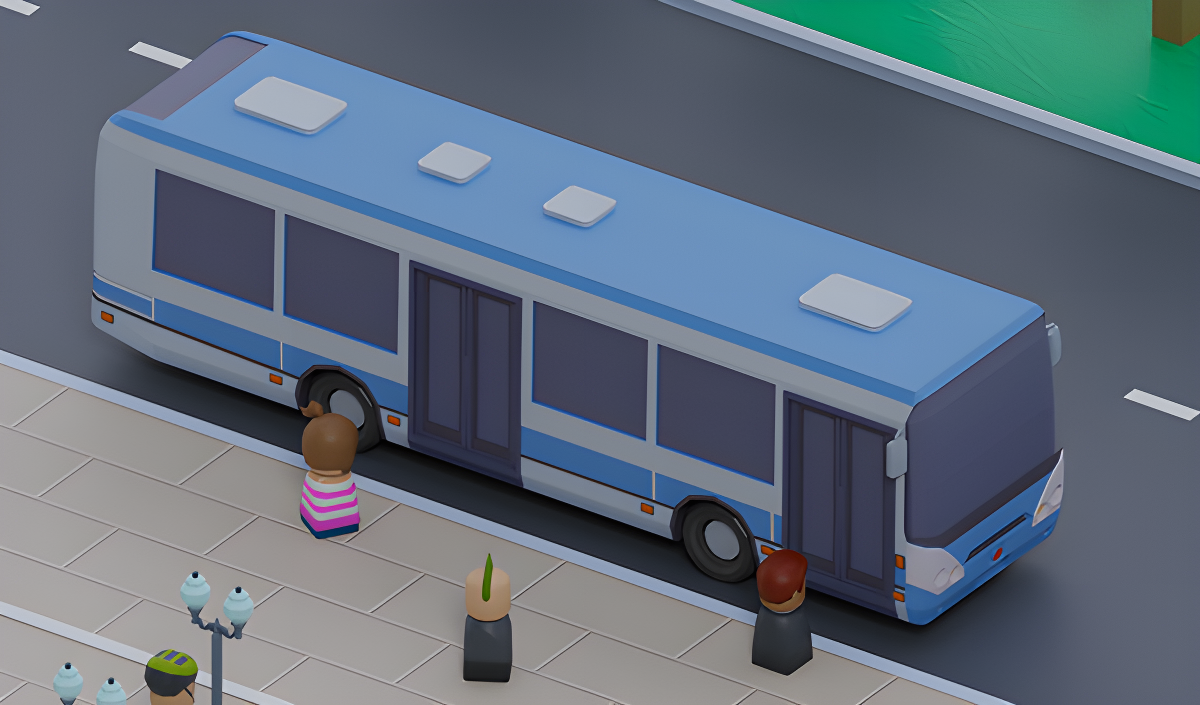 Arte da capa de Idle Bus Empire Tycoon