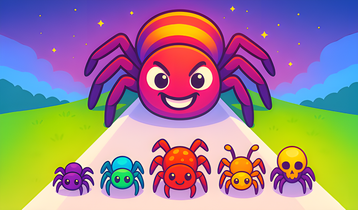 Imagen de portada de Insect Evolution:Spider Run