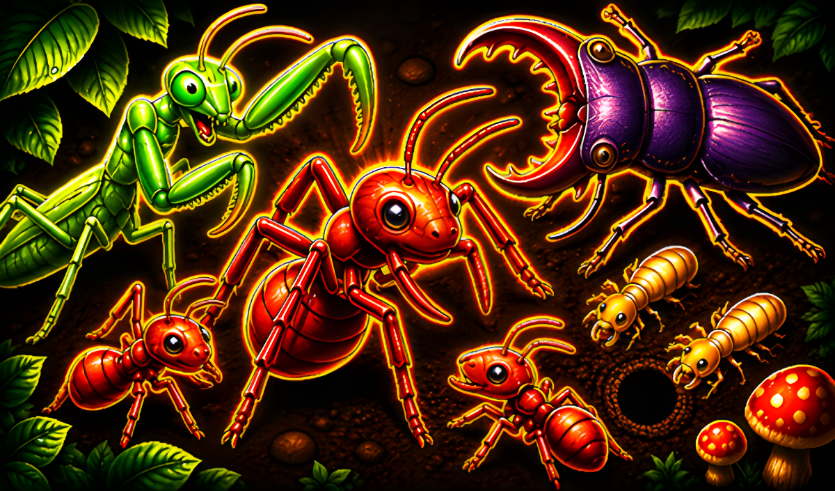 Insect Worlds: Sandbox and Life Simulation