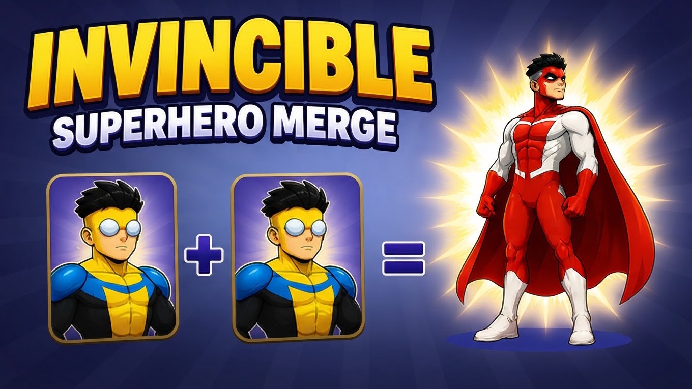Imagen de portada de Invencible: Merge de Superhéroes