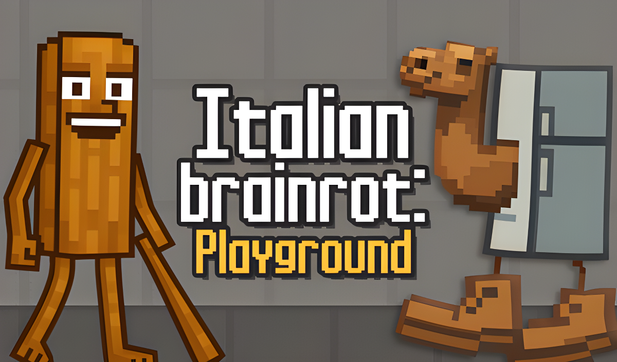 Italian brainrot: Playground cover art