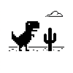 Jumping Dinosaur - the legendary browser game!