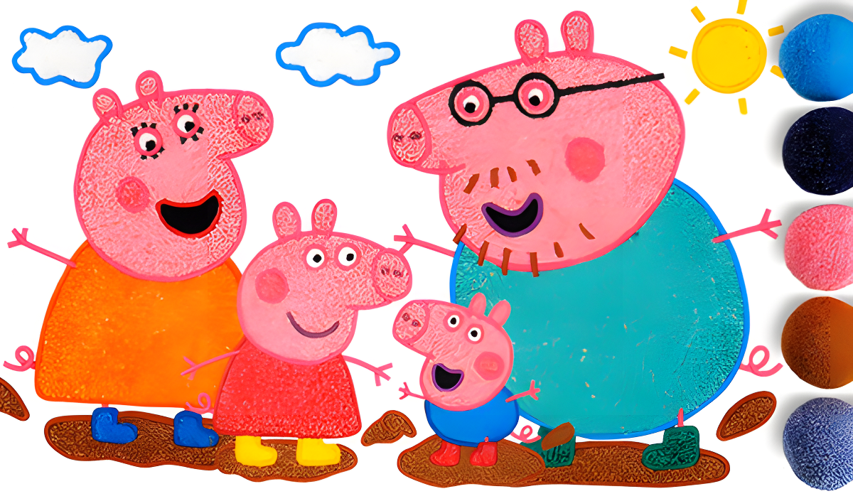 Kids Coloring Book: Peppa Pig