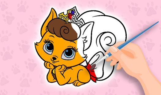Kitten Coloring Book for Girls
