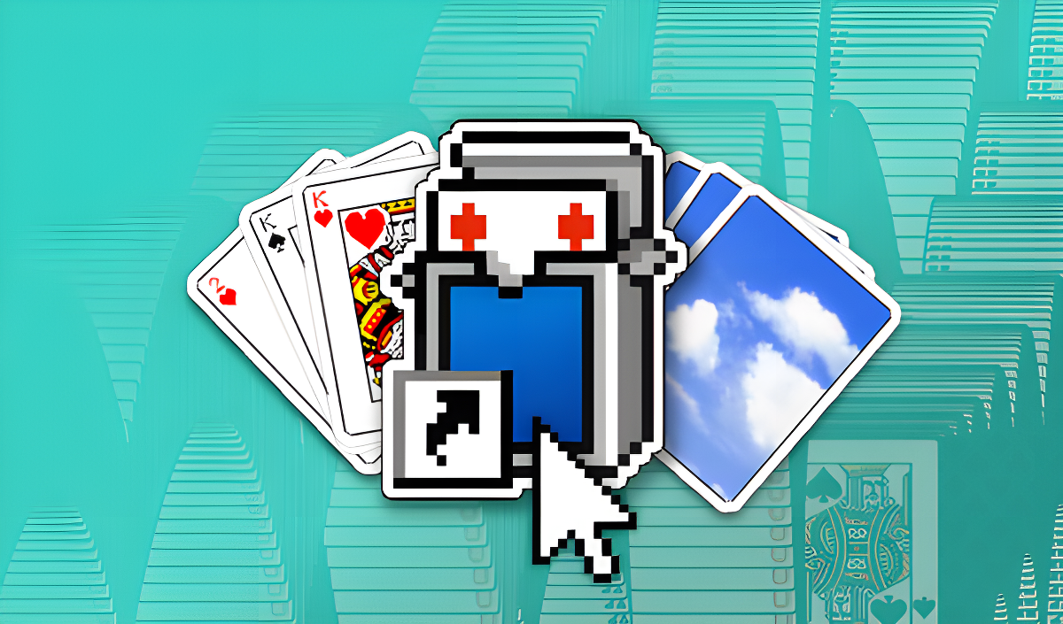 Arte da capa de Klondike Solitaire Win XP