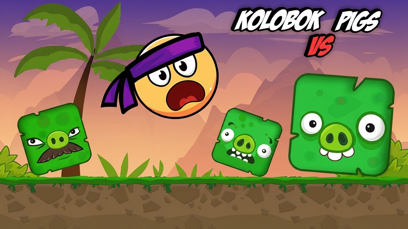 Kolobok Vs Pigs cover art