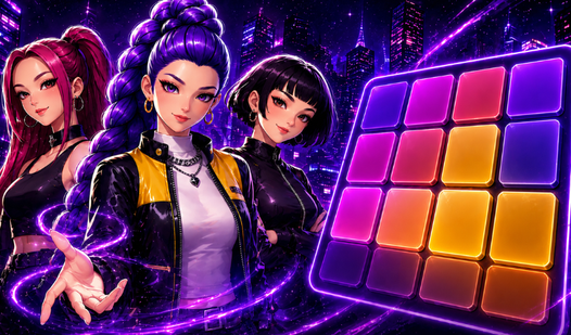 K-pop. 2048 with the Huntrix
