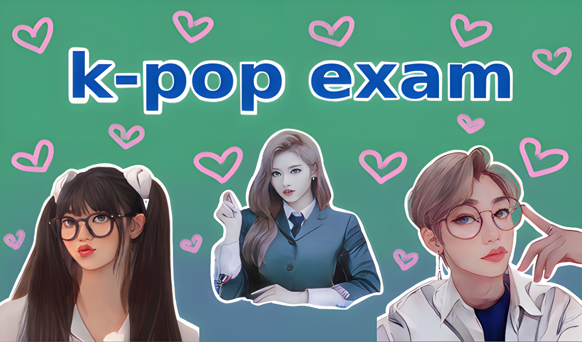 k-pop exam cover art