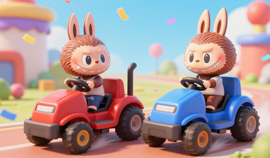 Lawn mower battle for two