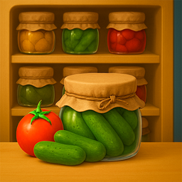 Lightly salted cucumbers: 2048!