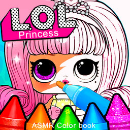 LOL Princess ASMR Color book