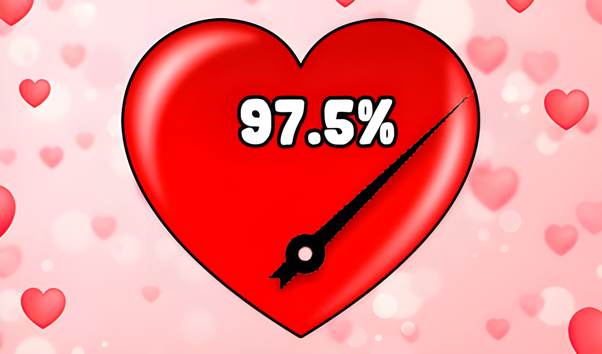 Visuel de Love Meter. Merge pair.