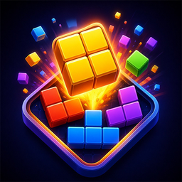 Magic puzzle - connect the blocks