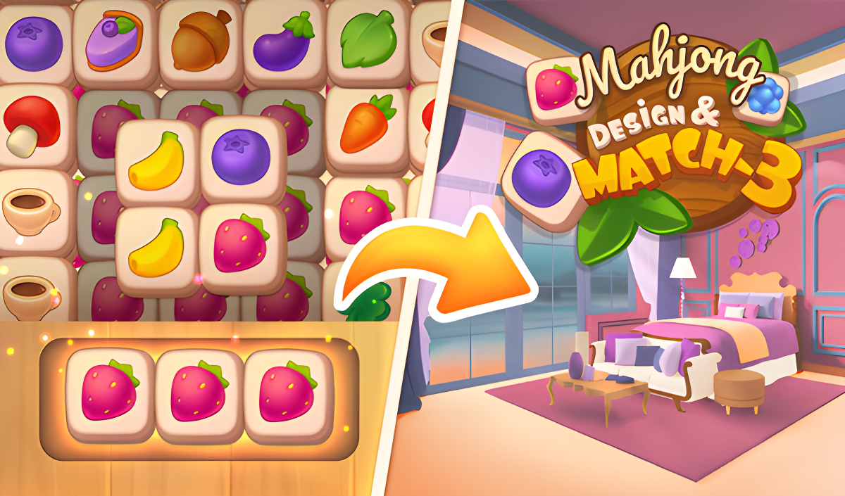 Mahjong: Design & Match-3