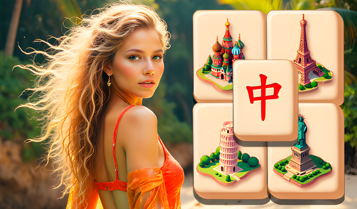 Imagen de portada de Mahjong Travel - Rompecabezas Alrededor del Mundo