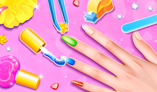 Manicura: Juego de Salón de Uñas para Niñas