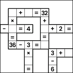 Math Crossword. Number Puzzle