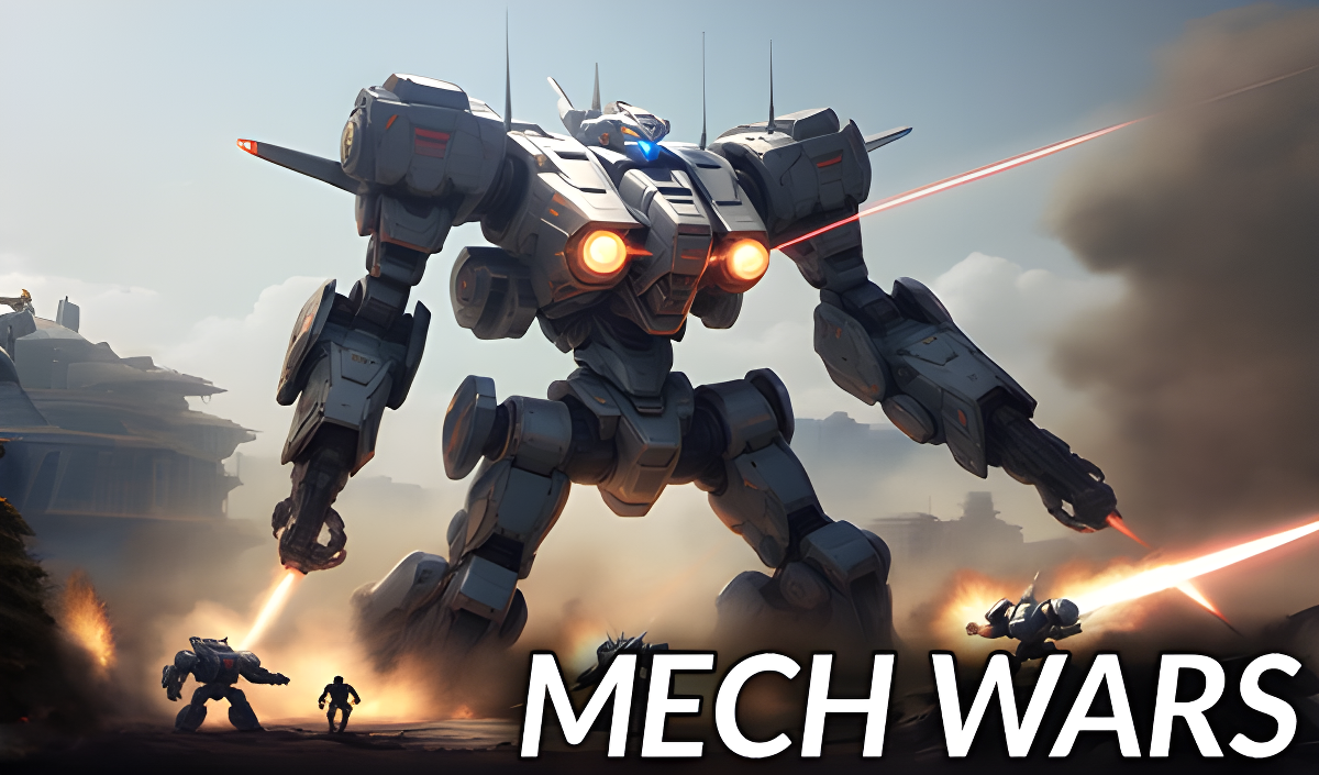 Arte da capa de Mech Wars