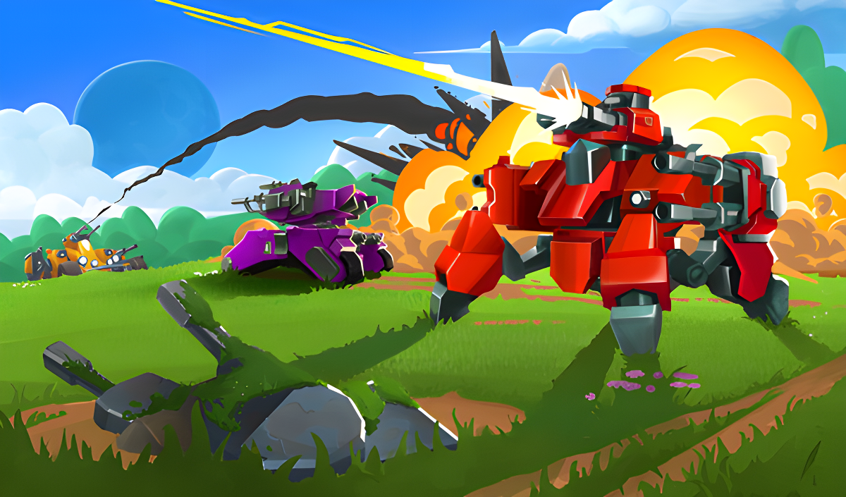 Arte da capa de Mecha