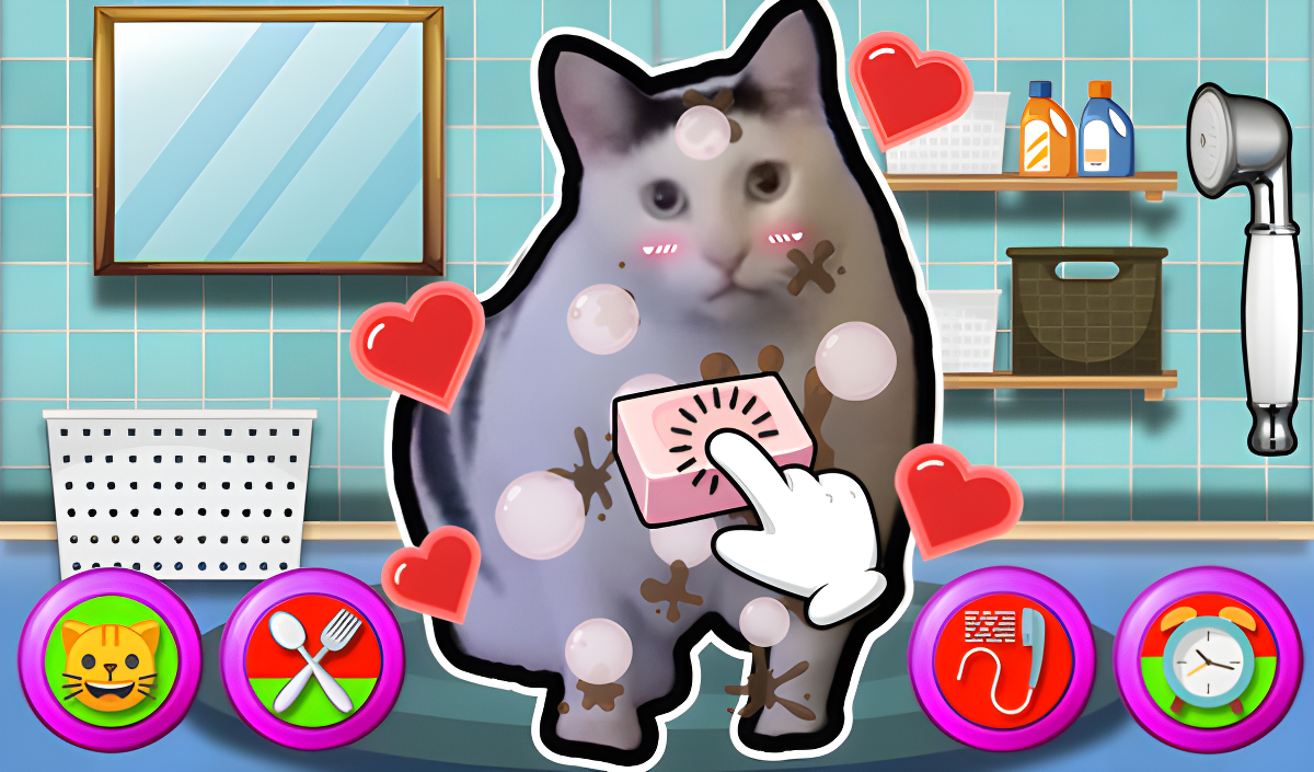Arte da capa de Meme cats: Tamagochi