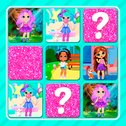 Cute Dolls Memory Game