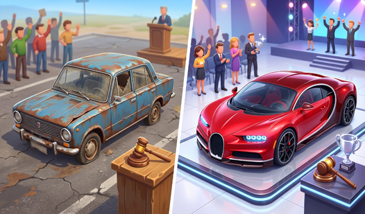 Merge Car Auction 3D!