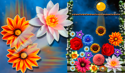 Merge flowers 2048