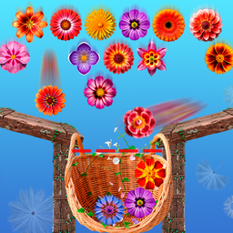 Flower Basket Merge 2048