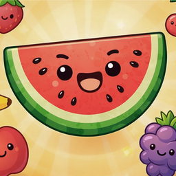 Merge fruits: Fold the Watermelon!