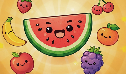 Merge fruits: Fold the Watermelon!