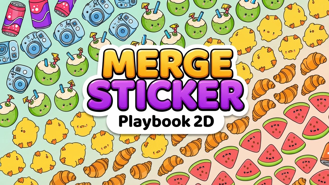 Arte da capa de Merge Sticker Playbook 2D