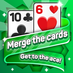 Merge the cards. Get to the ace!
