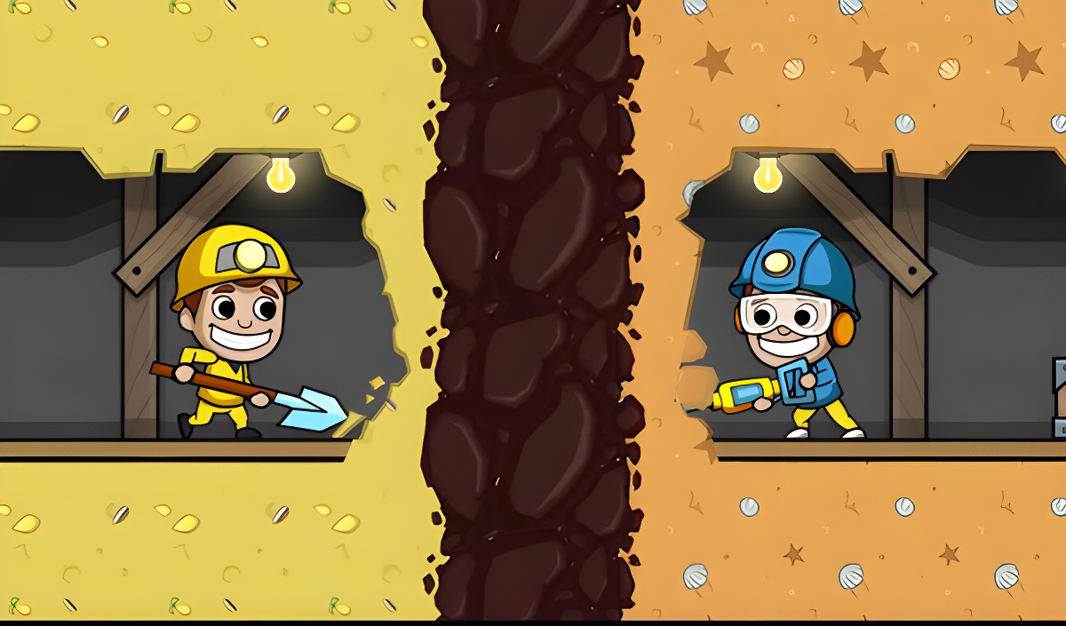 Arte da capa de Miner Tycoon Dwarfs