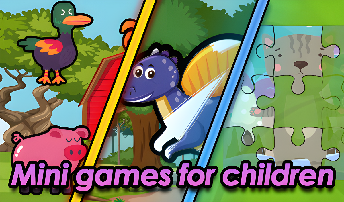 Mini games for children kapak resmi