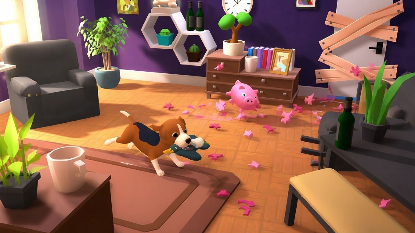 Mischievous Pup 3D