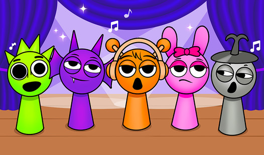 Musical Sprunki 3D! Create Your Track!