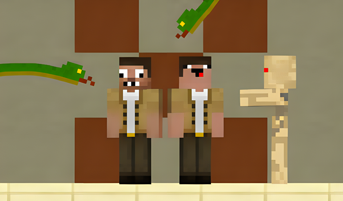 Arte da capa de Noob and Pro vs Mummy