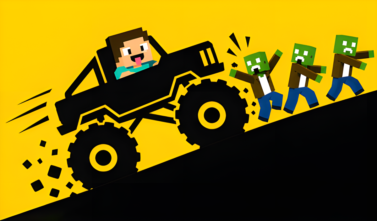Arte da capa de Noob in a Car vs Zombies